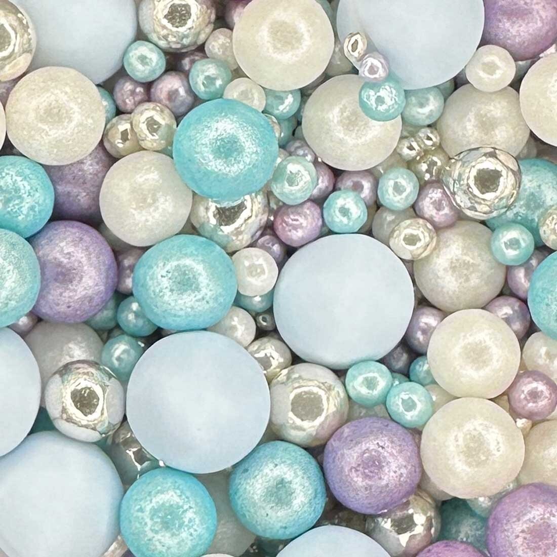 Scrumptious - Pearls Mix Twinkle Ice 30g - Edible Cake Topper Sprinkles - 6488