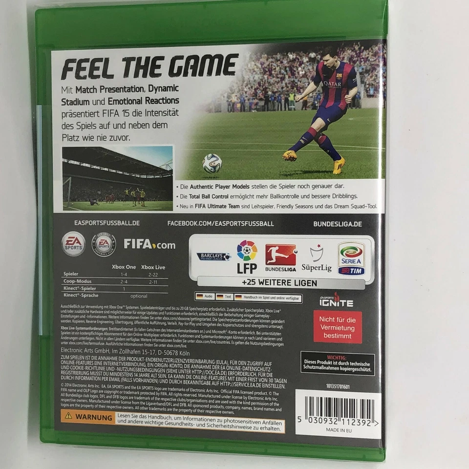 FIFA 15 (Xbox One) New Sealed PAL euro import english gameplay - Image 2 of 4