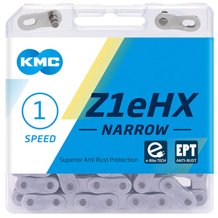 CADENA KMC Z1 EHX EPT 1/2X3/32 128 ESL.7.8mm 1V.GR