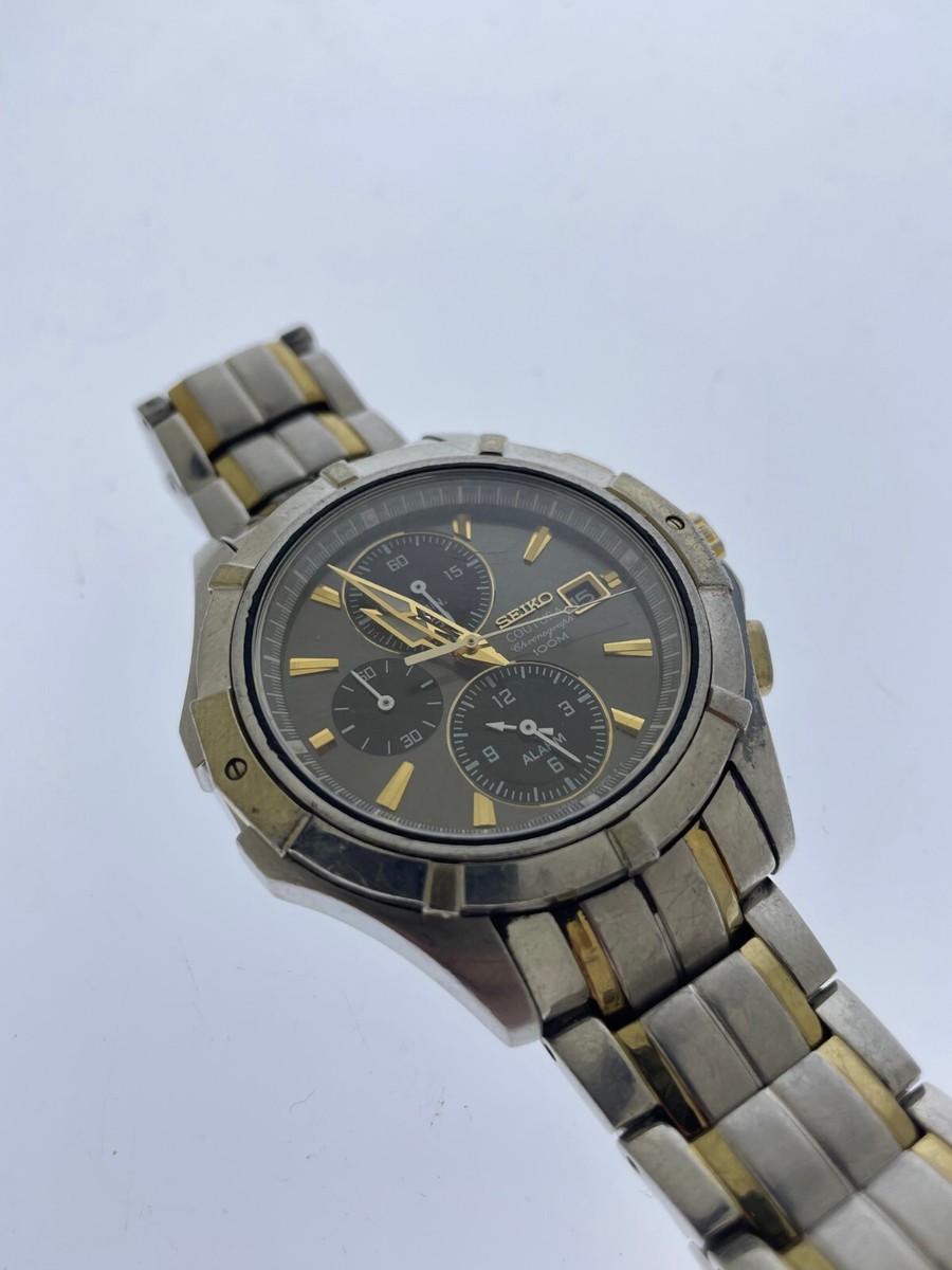さっち Men's Seiko Coutura Chronograph 7T62-0KX0 Wristwatch