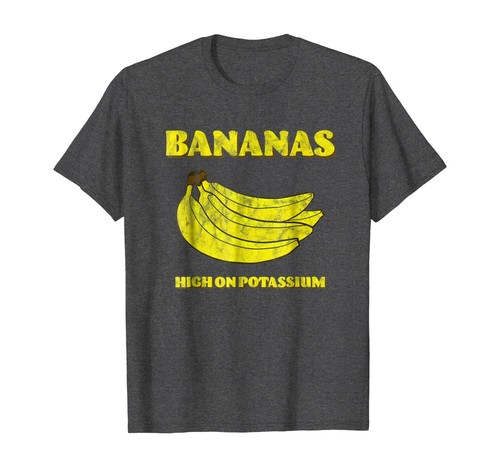 BANANAS! High on Potassium Retro T-Shirt by Turbo Volcano *NEW* 5 Colors - Picture 4 of 7