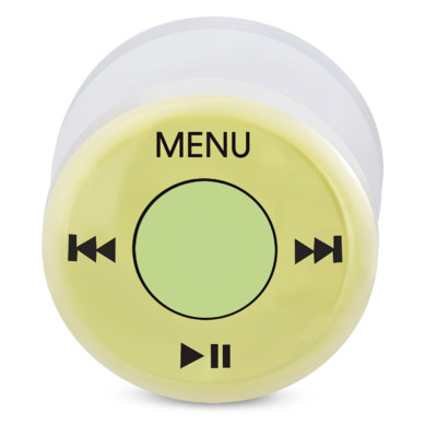 Flesh Tunnel Plug  Acryl Kunstoff Audio Menu Knopf 1 Stück 10mm - 18mm