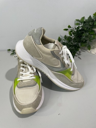 Hoff Truth Seekers Womens Sneakers Beige & Neon Green EUR 38 / US 7.5 - Picture 2 of 17