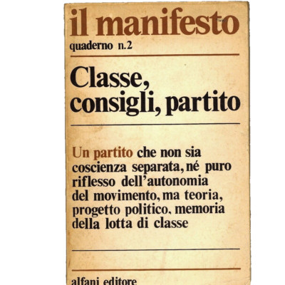 BUCH DAS PLAKAT HEFT 2 KLASSE, RATSCHLÄGE, ALFANI-PARTEI VERLAG ROM 1974