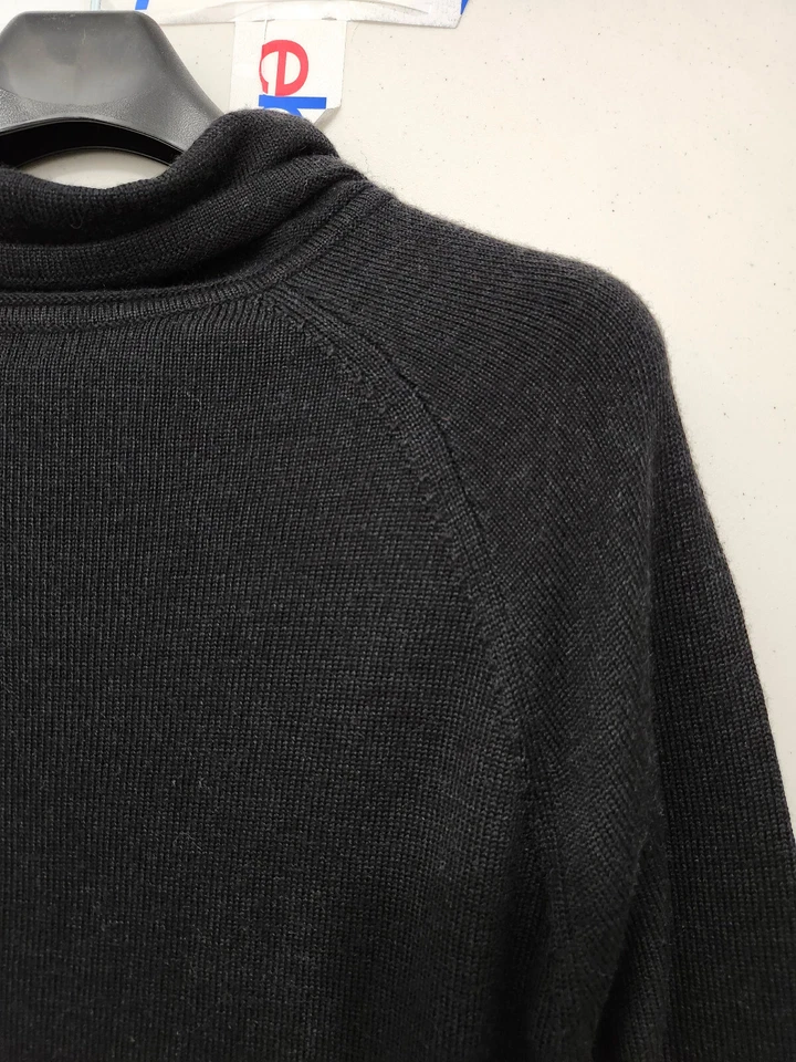 Vestido para mujer Carve Designs S suéter mezcla de lana manga larga simulado embudo pesado Foto 4 de 4