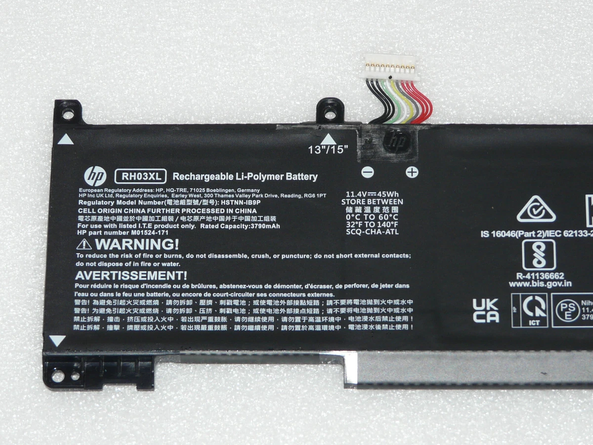 New Genuine HP ProBook 450 G8 / 640 G9 / 650 G8 45Wh Battery RH03XL  M02027-005 | eBay