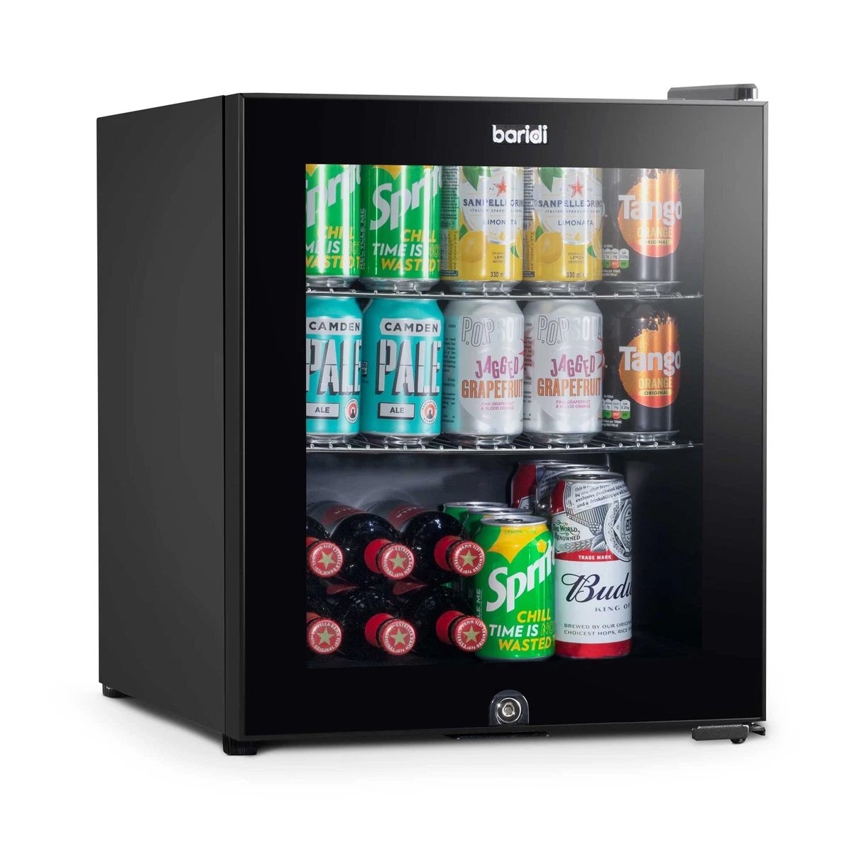 Mini fridge with 2024 glass door cheap