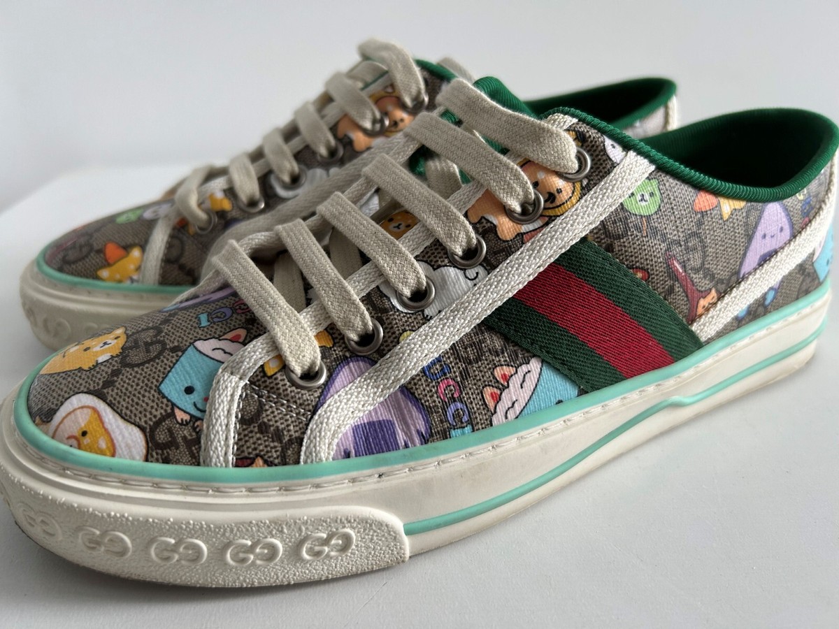 GUCCI x Pikarar Kawaii Tennis 1977 Animal print Shoes