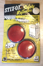 vintage kastar inc stix on auto safety reflectors no. 64A bellport NY