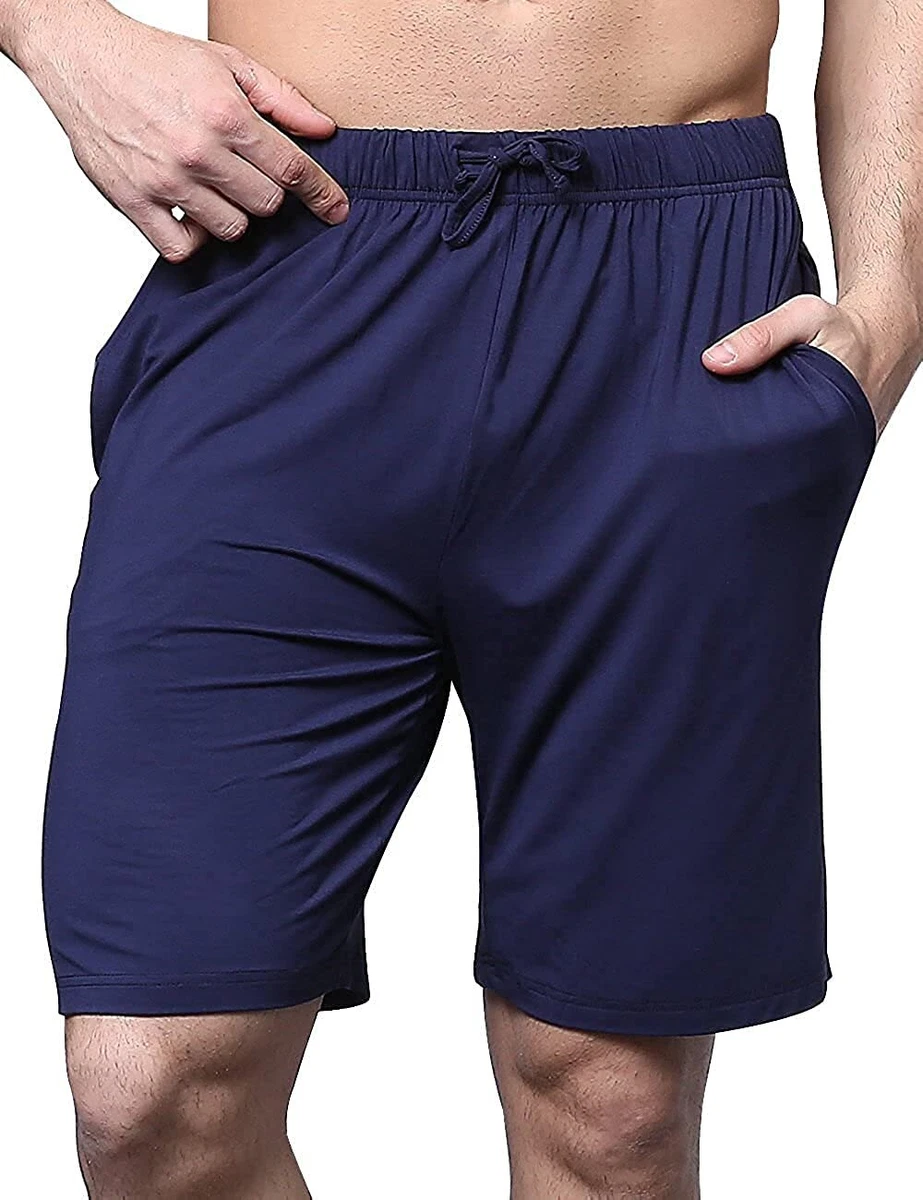 GYS Men's Bamboo Pajama Shorts Comfortable Sleep Shorts Lounge