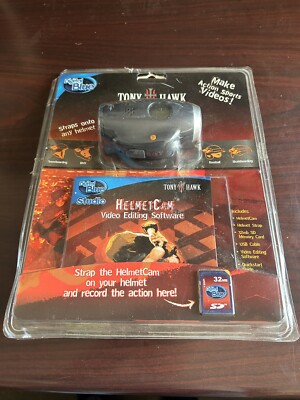 TONY HAWK Digital Blue Helmet Cam  New in box.See Photos For Type, Model & Cond.