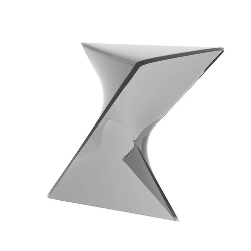 Randolph Triangular Twist End Side Table ABS/PC Plastic – Multiple Colors - Picture 32 of 33