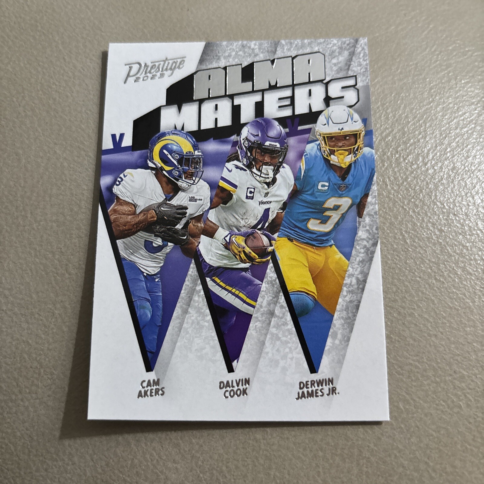 2023 Panini Prestige Alma Maters #AM-12 Cam Akers Dalvin Cook Derwin James Jr.
