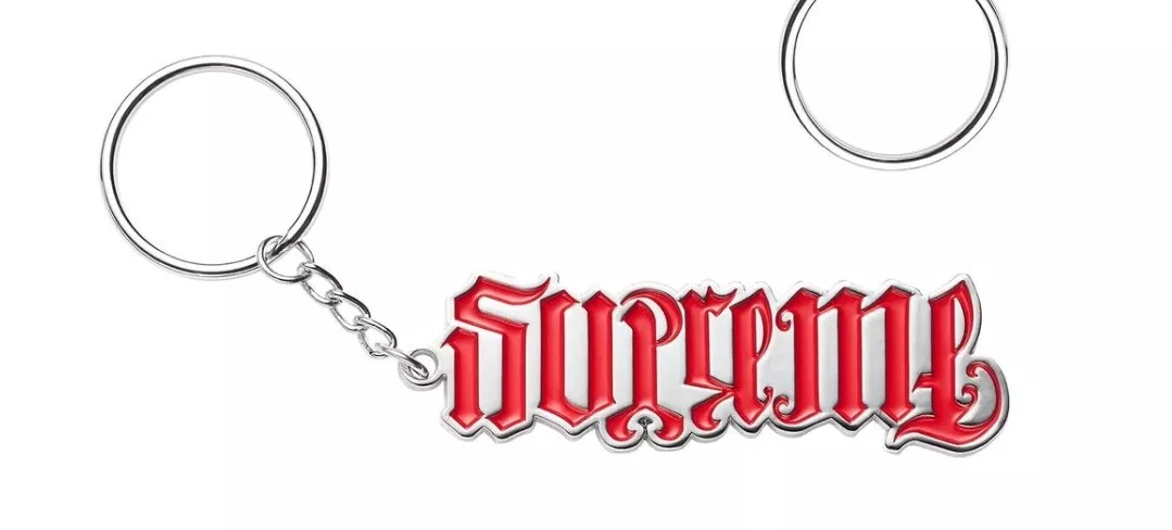 Supreme Ambigram Keychain   Red   SS22 Spring Summer 2022 New York Sealed O/S