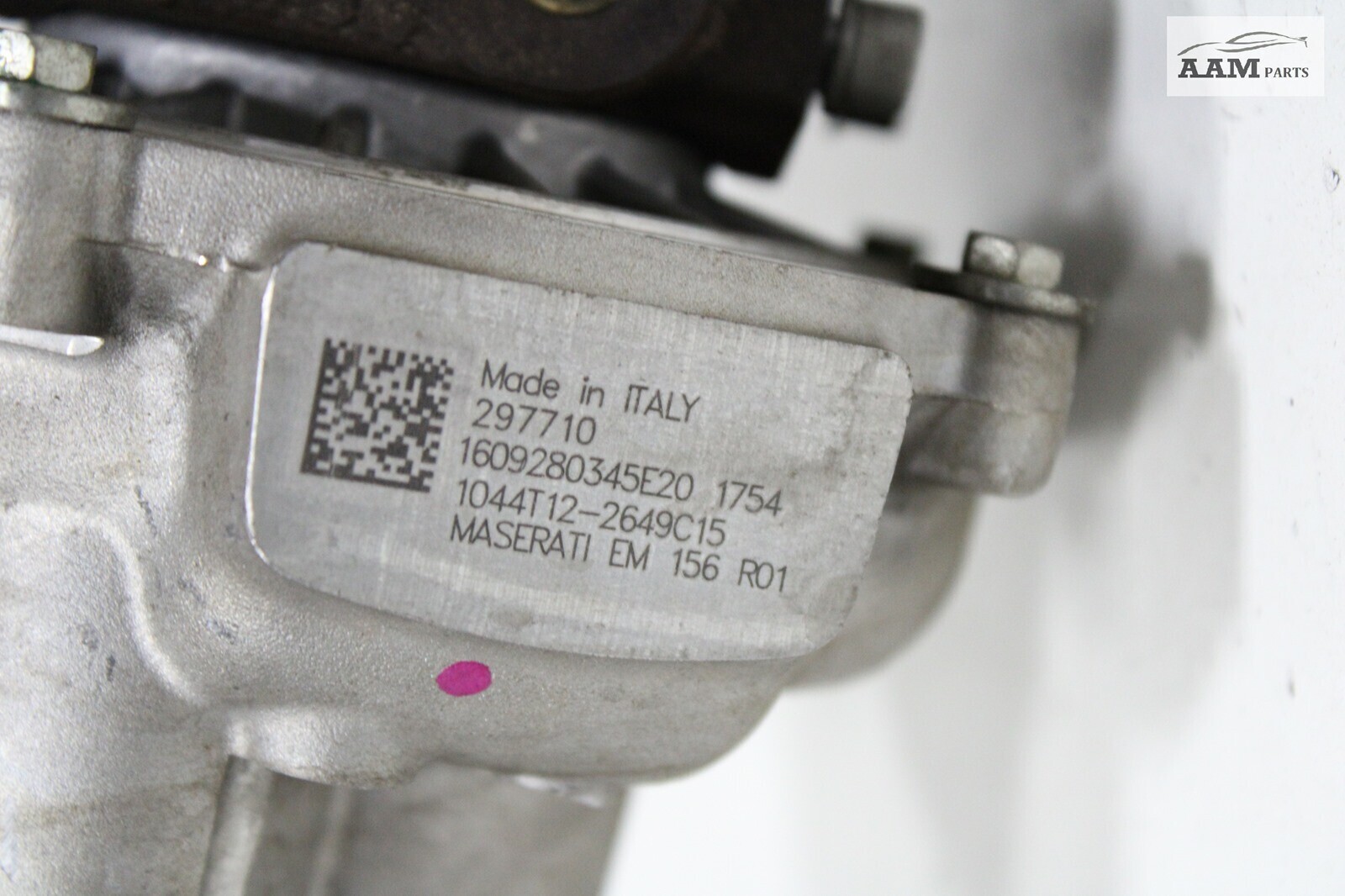 2014-2021 MASERATI GHIBLI M157 3.0L V6 ENGINE FRONT RIGHT TURBOCHARGER 108K OEM