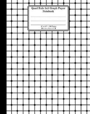 TS Publishing T Quad Rule 5x5 Graph Paper Notebook. 8 X 10. 120 Page (Paperback)