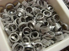 (100) ALPHA-FRY Sn60-Pb40 SOLDER PREFORM WASHER  8.15x6.60x2.0mm FLUX RS2