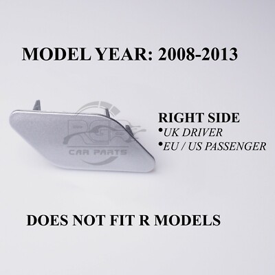 Right Side Headlight Washer Cover For VW Scirocco MK3 2008-2013 Reflex Silver