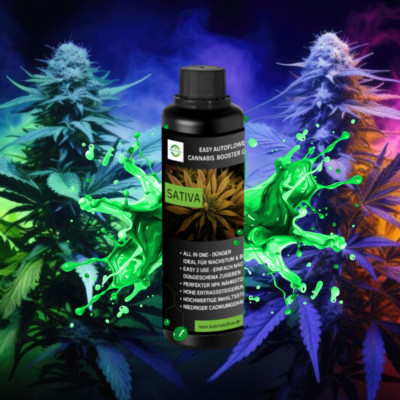 EASY AUTOFLOWERING CANNABIS BOOSTER COMPLETE MIX LIQUID SATIVA 500ml.
