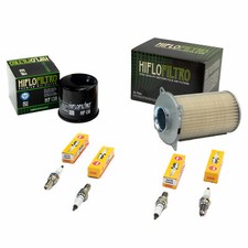 Kit Manutenzione per Suzuki GSX 1400 BN GSX 2002-2007 Filtro Aria+Filtro Olio+Candela