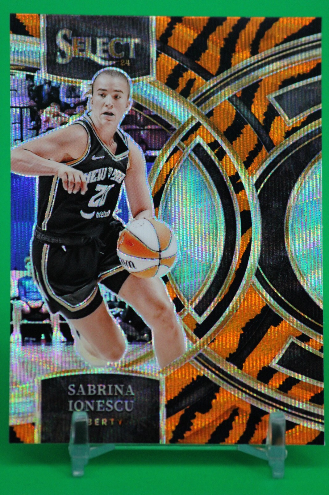 2024 Panini Select Premier Tiger Prizm Sabrina Ionescu #174 SSP