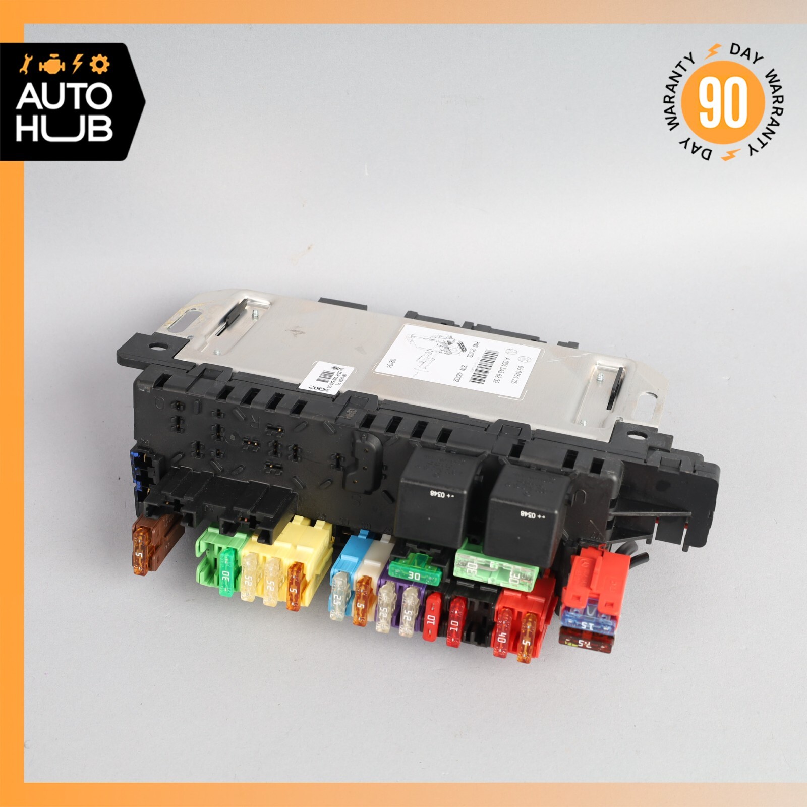 03-12 Mercedes R230 SL500 SL55 AMG SL550 Rear SAM Fuse Box Relay Module OEM