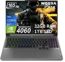 New Lenovo Legion 5i 16'' WQXGA 165Hz Laptop i7-13650HX 16GB 1TB SSD RTX 4060