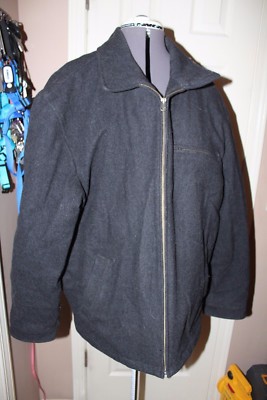 Old Navy Mens Black Wool Blend Jacket Coat Winter size XL 54023 | eBay