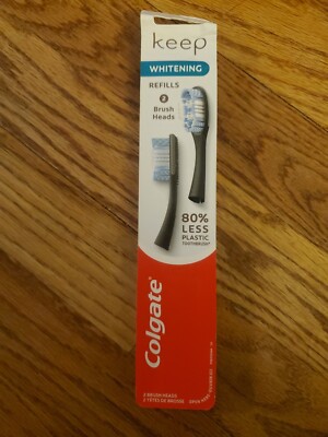Colgate Keep Whitening Refills - 2 Brush Heads - NEW