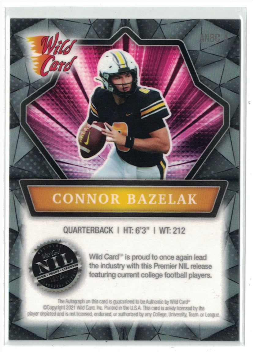 2021 Wild Card Alumination Connor Bazelak Autograph #1/2