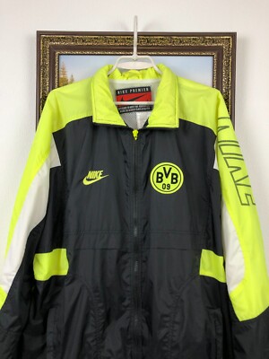 Vintage 90's Nike Borussia Dortmund Football Jacket Soccer