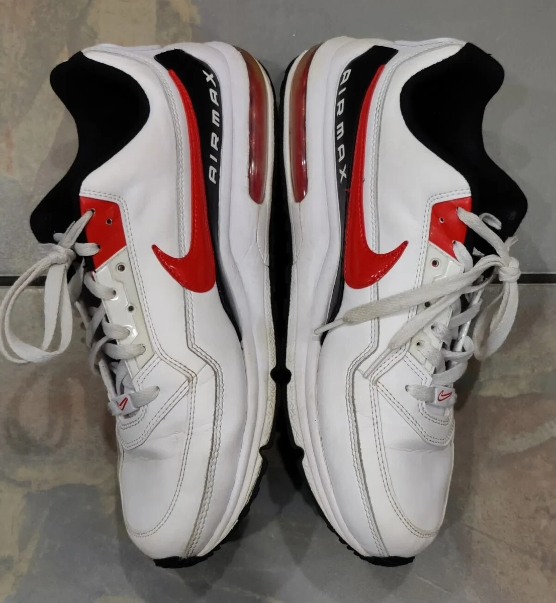 Nike Air Max 3 sneakers in white, red and black