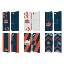 EDINBURGH RUGBY LOGO ART LEATHER BOOK WALLET CASE COVER FOR APPLE iPOD TOUCH MP3