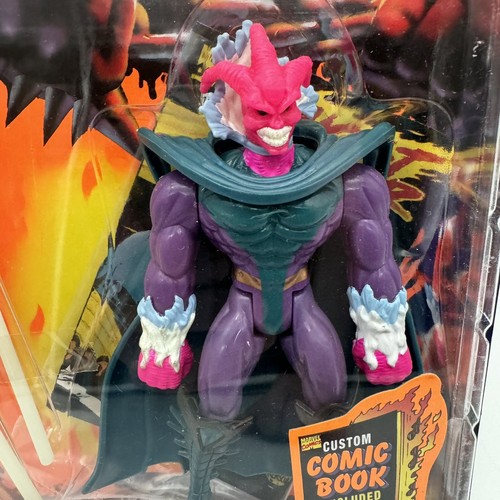 Ghost Rider ZARATHOS Glow Marvel Comics Action Figure w/Comic Book 1996 Toy Biz - Picture 2 of 11