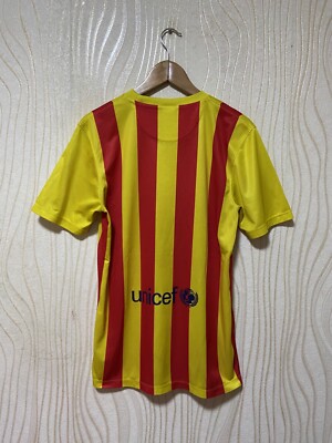 BARCELONA 2013 2014 AWAY FOOTBALL SHIRT SOCCER JERSEY NIKE 532826