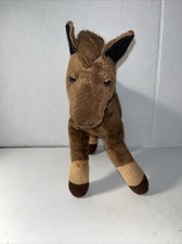 Animal Alley/Toys R Us Vintage Horse Brown Main  Tail 11  Tall  11  Long