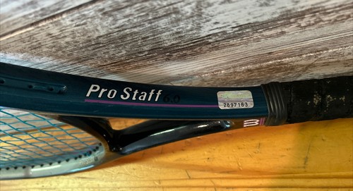 Wilson Pro Staff 6.0 110 Dual Taper Beam PWS Tennis Racquet 4 1/4 Cover - Read - Picture 4 of 11