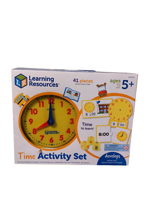 Learning Resources Time Activity Set 41 pcs 3 Levels Ages 5+
