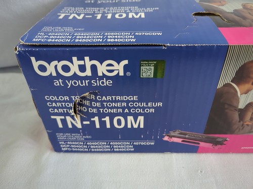 GENUINE Brother Magenta Color Toner - TN-110M - NEW - FREE USA SHIPPING - Picture 2 of 4