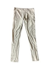Zenana Outfitters Womens Cotton Leggings Size M Medium Neutral Beige Tan GUC