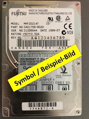 HITACHI HE541660J9AT00 60GB Festplatte Harddisk HD 2,5 Zoll IDE Computer Noteboo