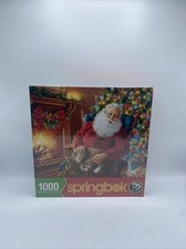 Springbok Santa's Cat Nap Christmas Jigsaw Puzzle 1000 pc. 24 in x 30 SEALED