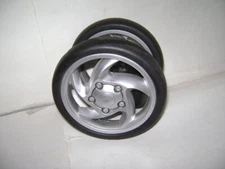 COMBI Cosmo DX Single STROLLER 4.5" FRONT WHEEL TIRE Replacement Part Quick Re