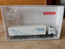 WIKING SCALE N 1/160 MB MERCEDES TRAILER TRUCK SPEDITION PARIS BERLIN 9520221