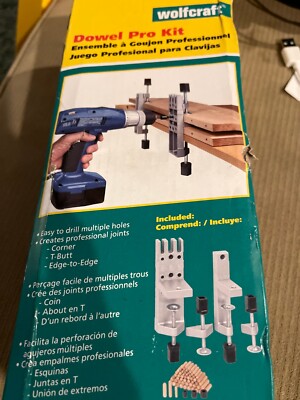 Wolfcraft 3751 Doweling Jig 1-1/4 in. 67 pc