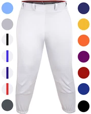 Exxact Sports Yoga Style Adult Softball Pants for Women, 4-Way Stretch Fabric