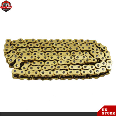 With O-Ring Drive Chain Gold Color 525-120 ATV Motorcycle 525