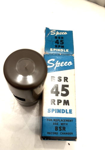 VINTAGE SPECO BSR 45 U/MIN SPINDELADAPTER - BRAUN - Bild 3 von 7