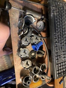 LOT OF 15  mechanics radiator test kit w many adapters  and pump made in usa