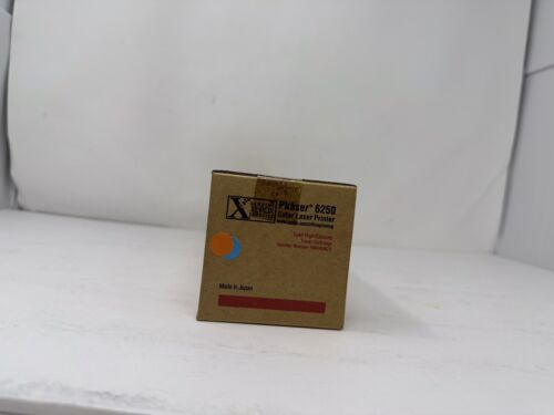 Genuine XEROX Color Phaser 6250 Cyan Toner Cartridge HCap 106R00672 New / - Picture 3 of 4